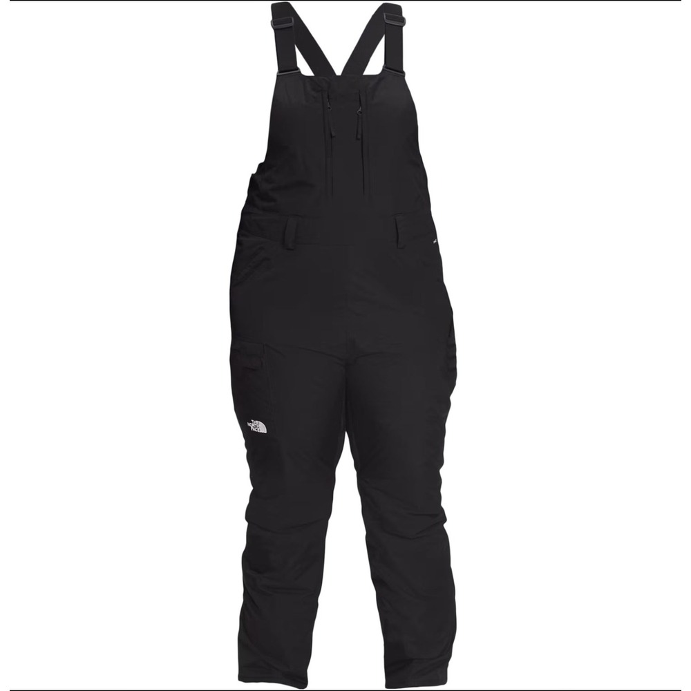 The North Face Plus 2X Short Freedom Bib Ski Snow Pants Black NF0A7WYZ